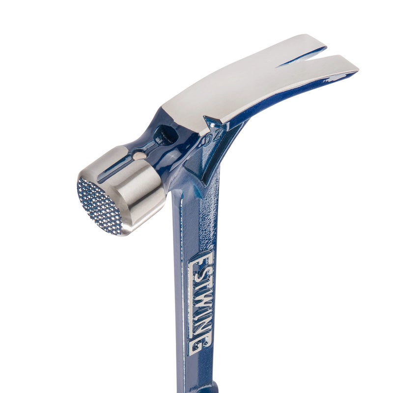 ESTWING Ultra Series Hammer - 19 oz Rip Claw Framing Hammer with Milled Face & Shock Reduction Grip - E6-19SM - Image 3